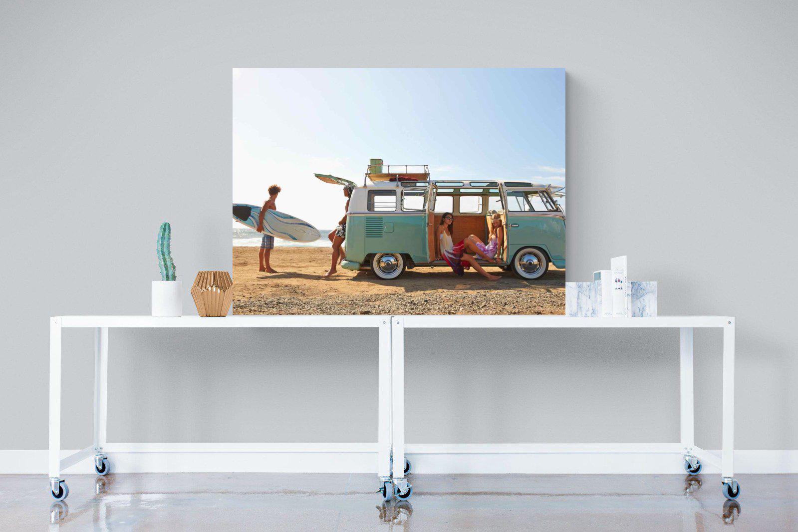 Surf Crew-Wall_Art-120 x 90cm-Mounted Canvas-No Frame-Pixalot