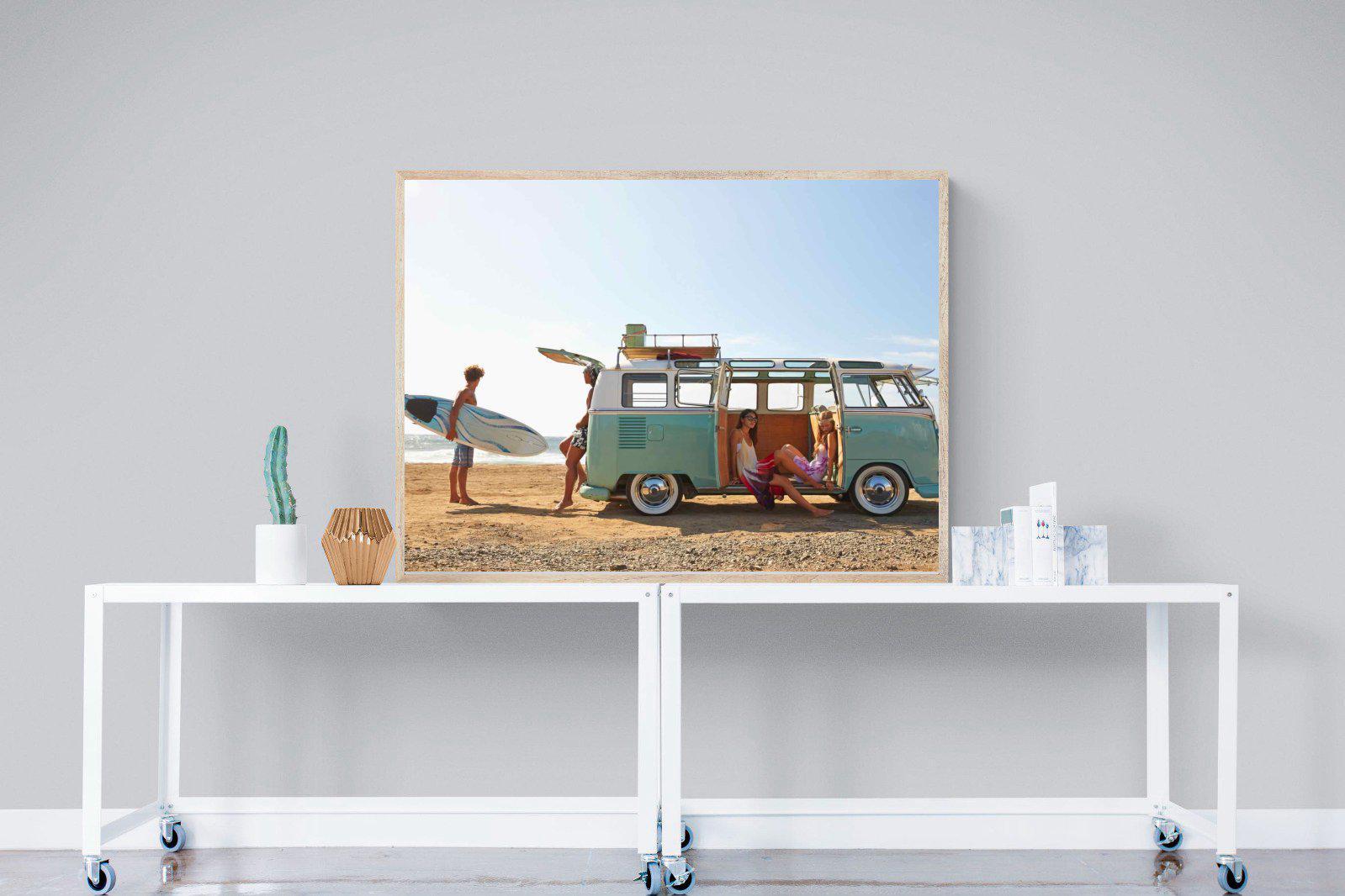 Surf Crew-Wall_Art-120 x 90cm-Mounted Canvas-Wood-Pixalot
