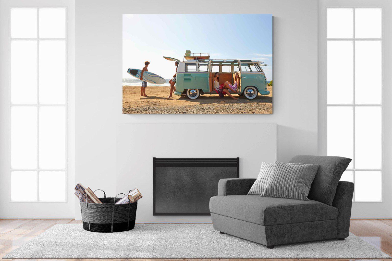 Surf Crew-Wall_Art-150 x 100cm-Mounted Canvas-No Frame-Pixalot