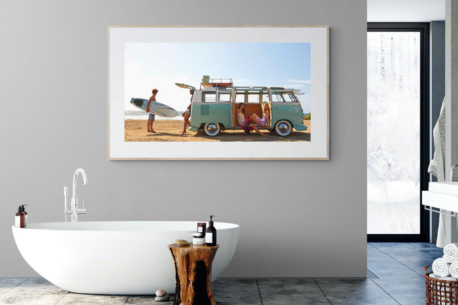 Surf Crew-Wall_Art-180 x 110cm-Framed Print-Wood-Pixalot