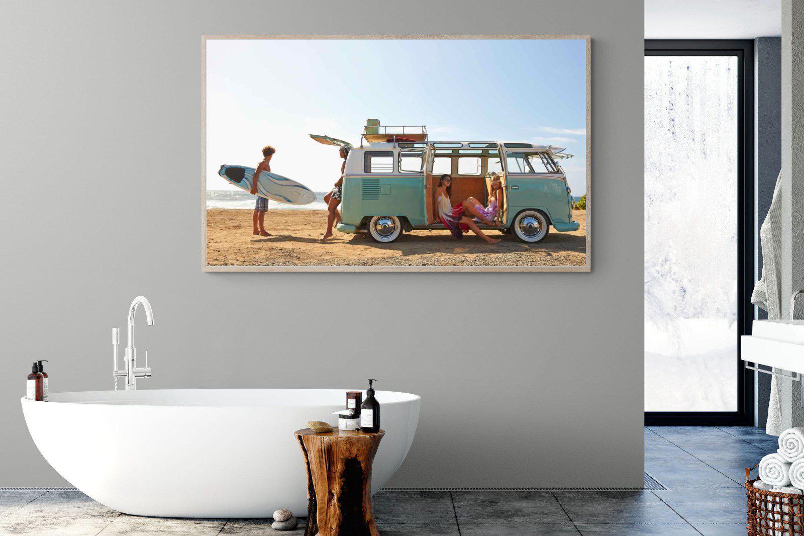 Surf Crew-Wall_Art-180 x 110cm-Mounted Canvas-Wood-Pixalot