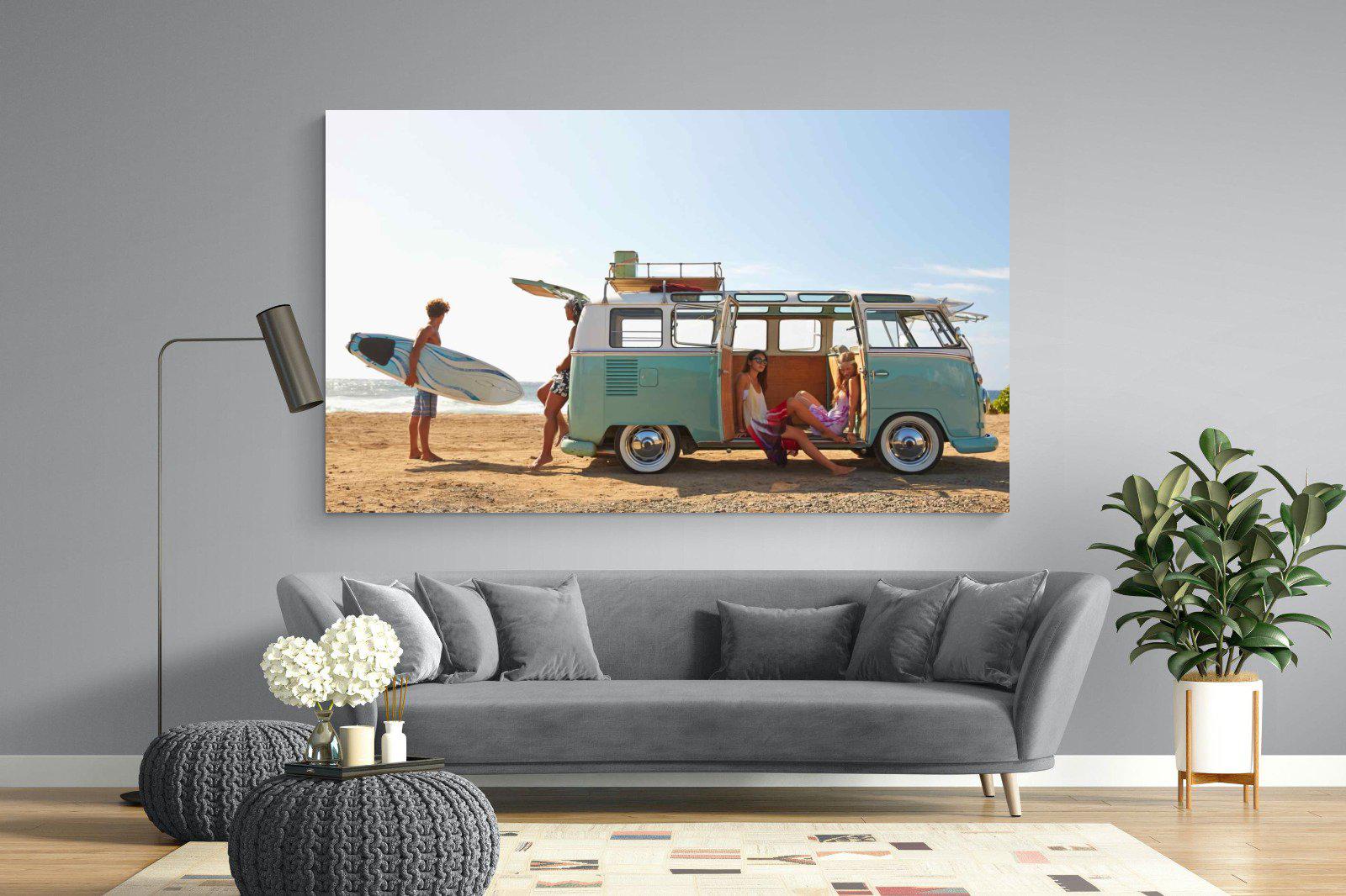 Surf Crew-Wall_Art-220 x 130cm-Mounted Canvas-No Frame-Pixalot