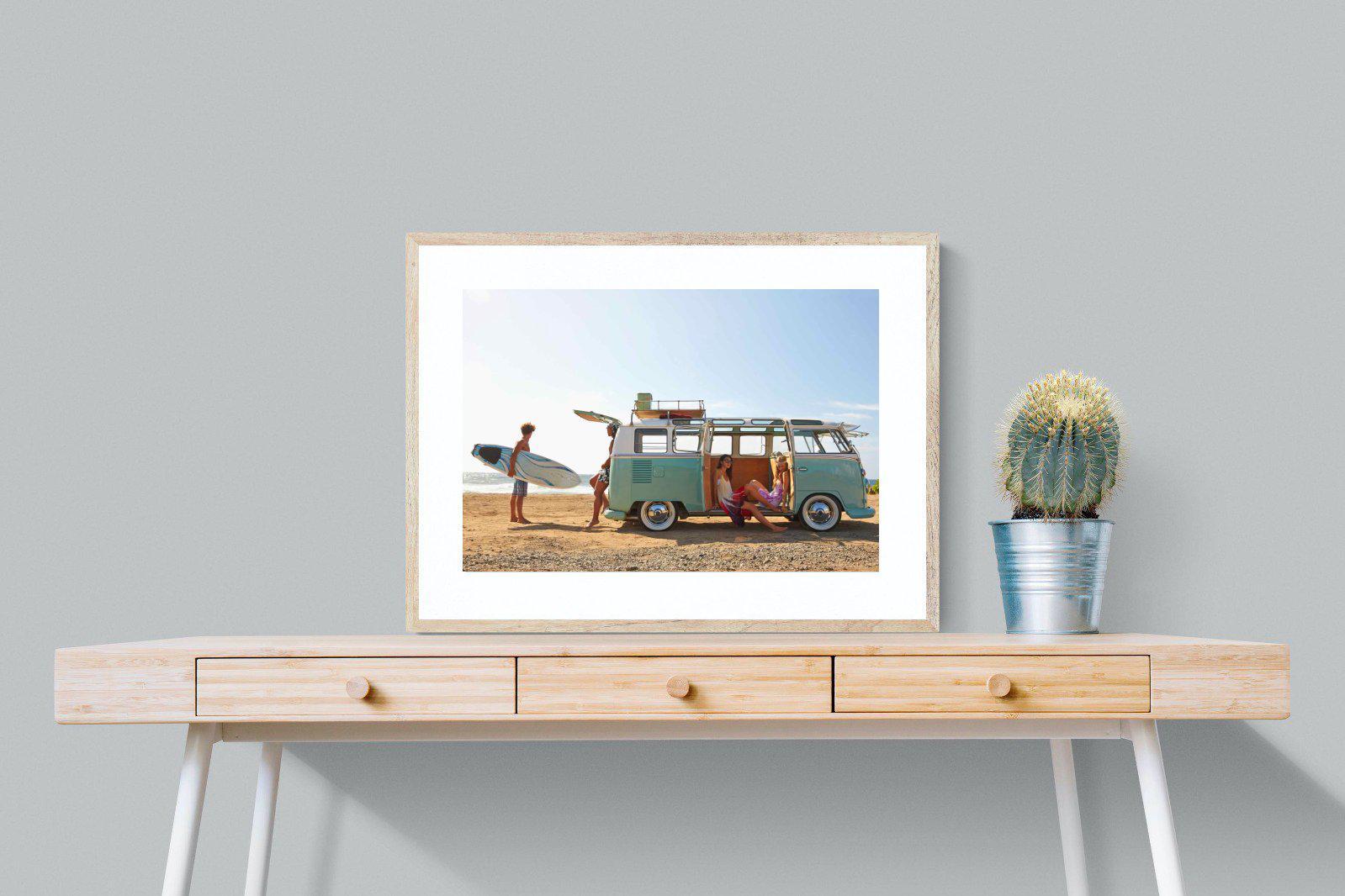 Surf Crew-Wall_Art-80 x 60cm-Framed Print-Wood-Pixalot