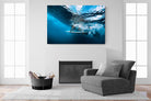 Surf Plunge-Wall_Art-150 x 100cm-Mounted Canvas-No Frame-Pixalot