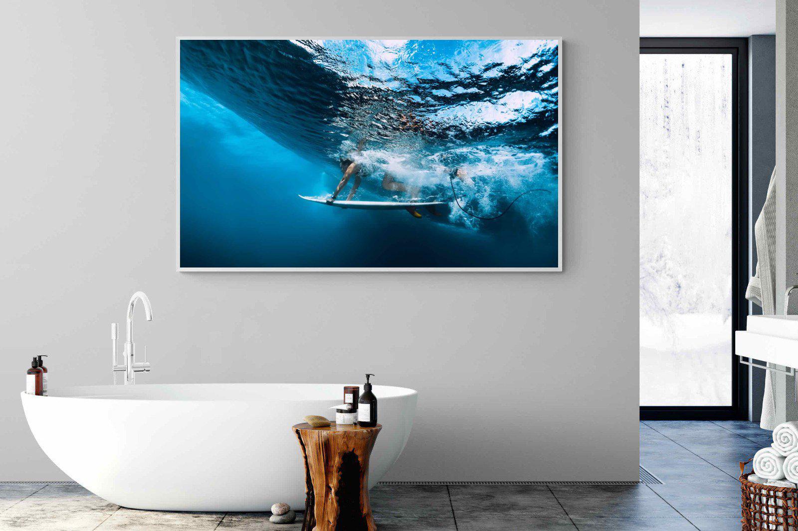 Surf Plunge-Wall_Art-180 x 110cm-Mounted Canvas-White-Pixalot
