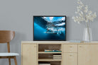 Surf Plunge-Wall_Art-60 x 45cm-Mounted Canvas-Black-Pixalot