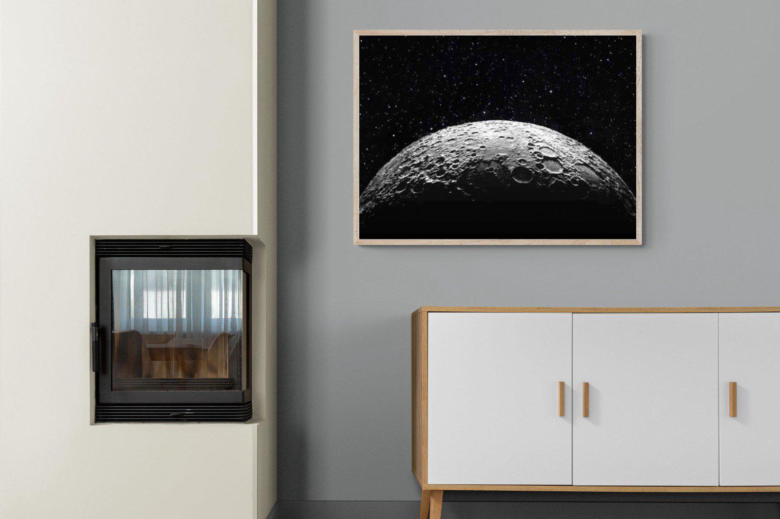 Surface of the Moon-Wall_Art-100 x 75cm-Mounted Canvas-Wood-Pixalot