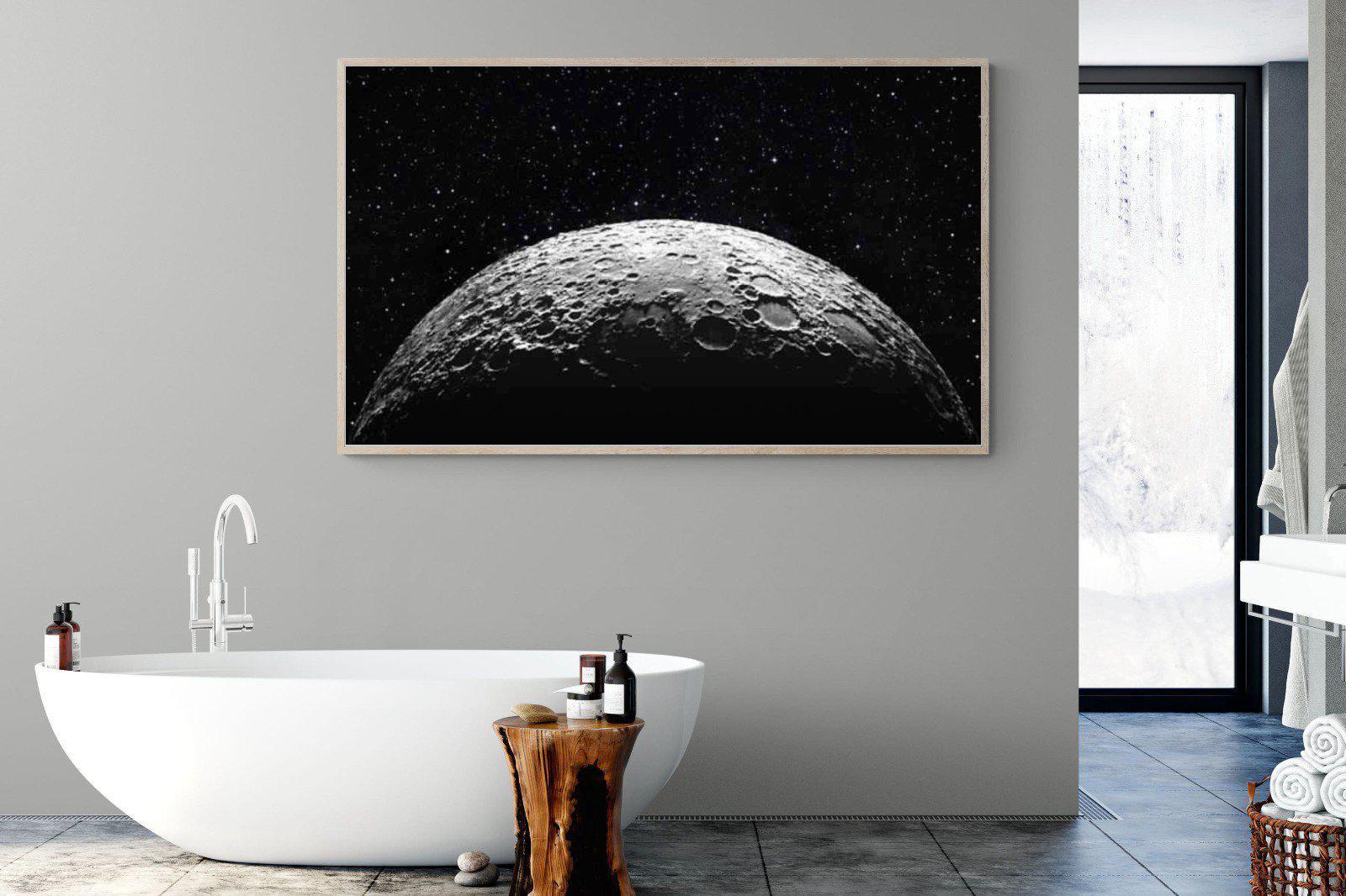 Surface of the Moon-Wall_Art-180 x 110cm-Mounted Canvas-Wood-Pixalot