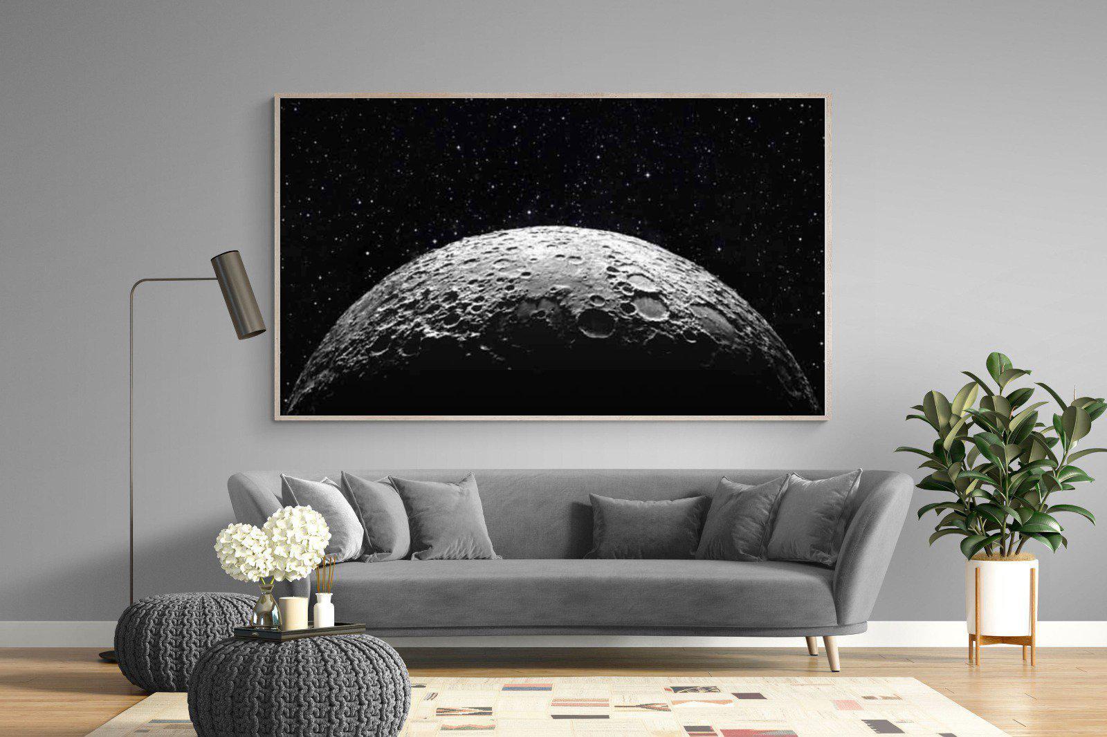 Surface of the Moon-Wall_Art-220 x 130cm-Mounted Canvas-Wood-Pixalot