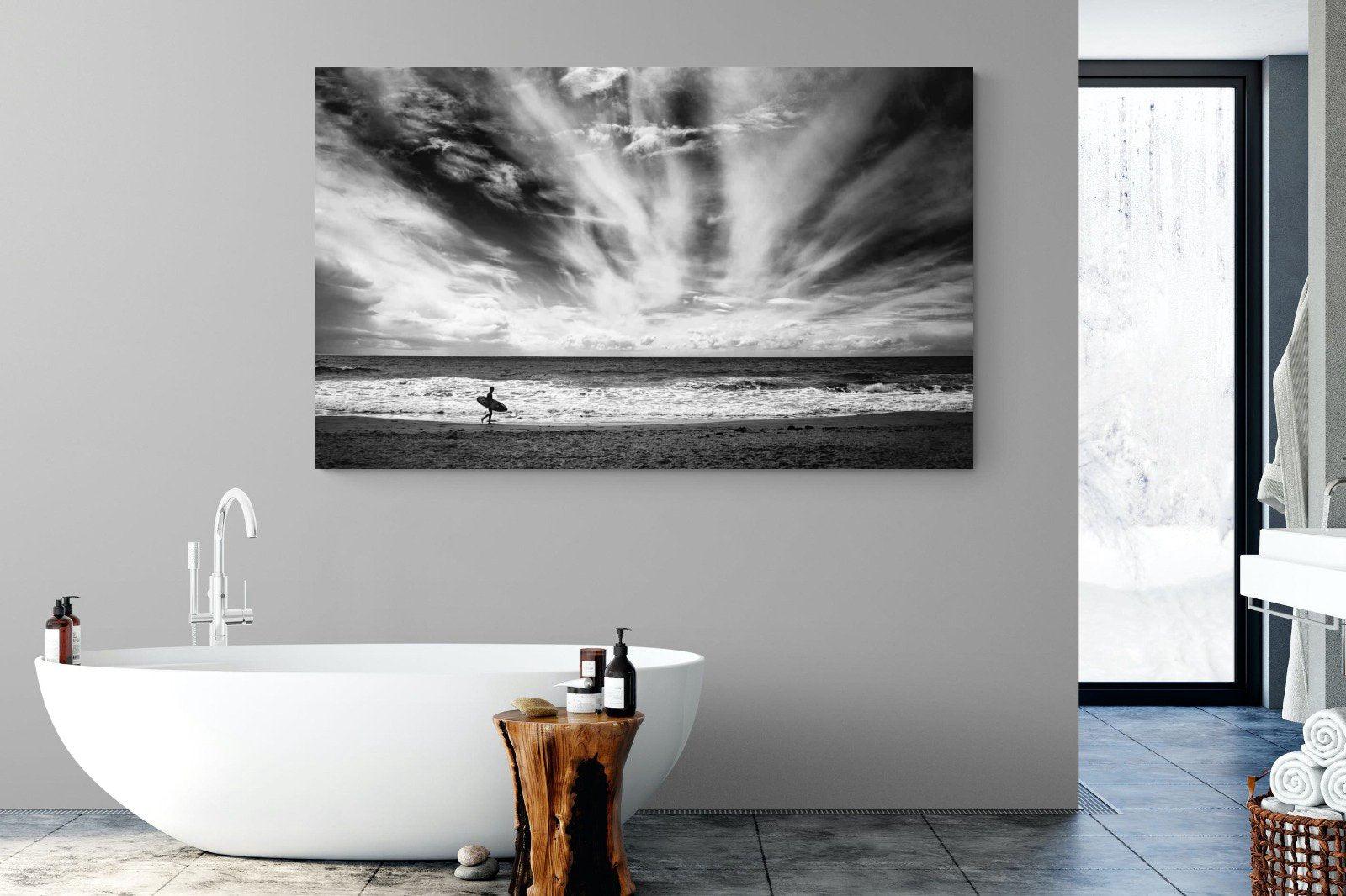 Surfer-Wall_Art-180 x 110cm-Mounted Canvas-No Frame-Pixalot