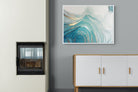 Swirl-Wall_Art-100 x 75cm-Mounted Canvas-White-Pixalot
