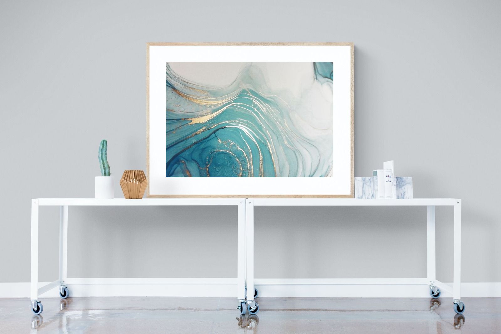 Swirl-Wall_Art-120 x 90cm-Framed Print-Wood-Pixalot