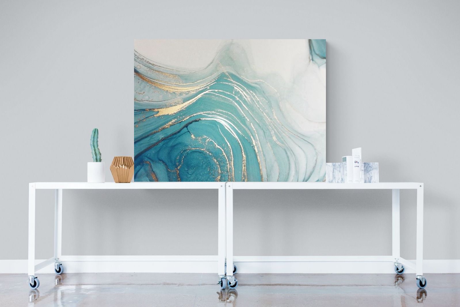 Swirl-Wall_Art-120 x 90cm-Mounted Canvas-No Frame-Pixalot