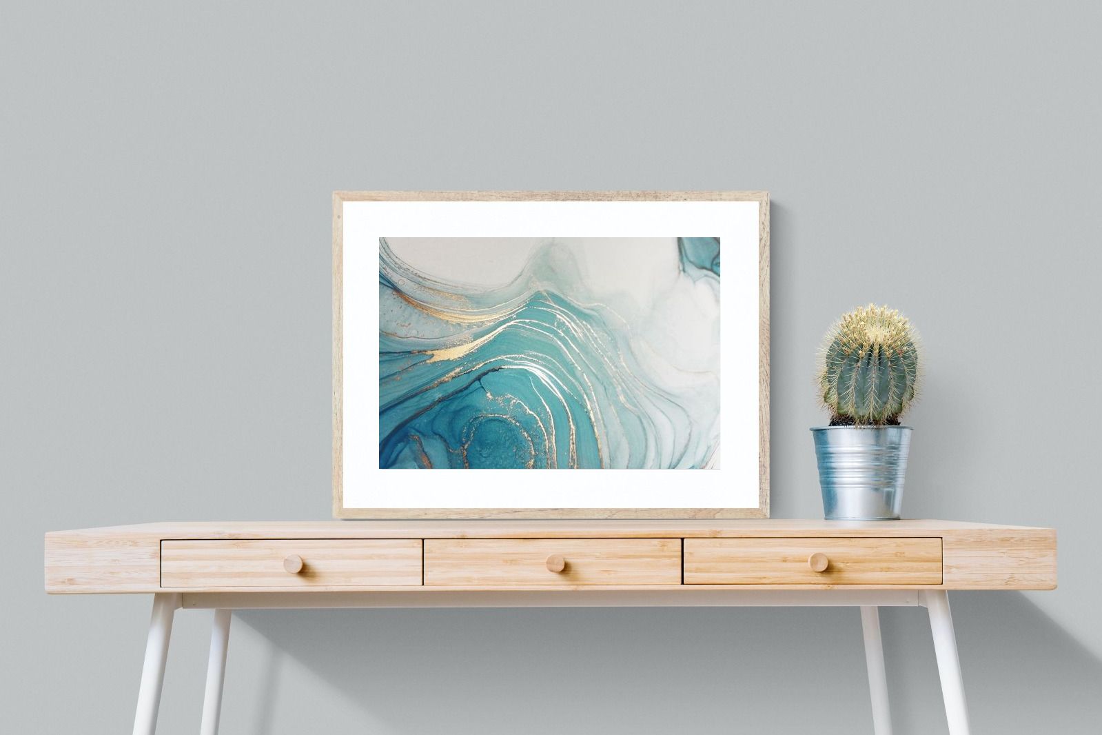 Swirl-Wall_Art-80 x 60cm-Framed Print-Wood-Pixalot