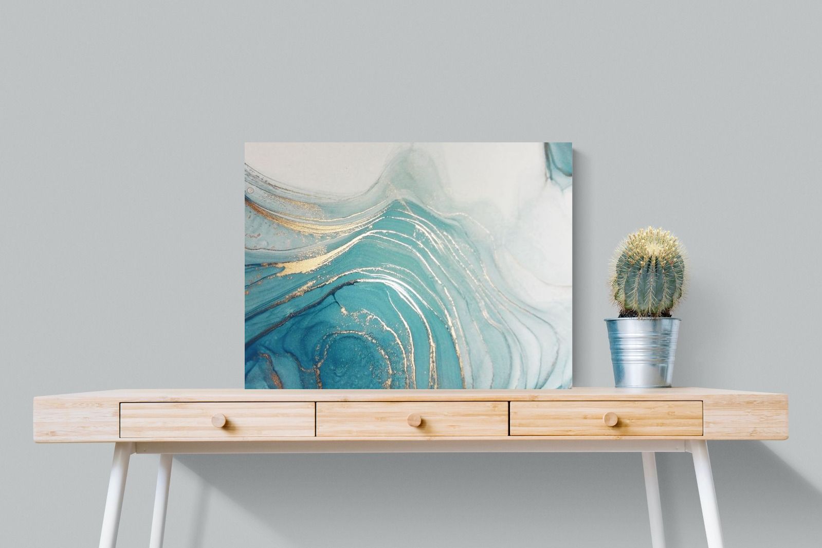Swirl-Wall_Art-80 x 60cm-Mounted Canvas-No Frame-Pixalot