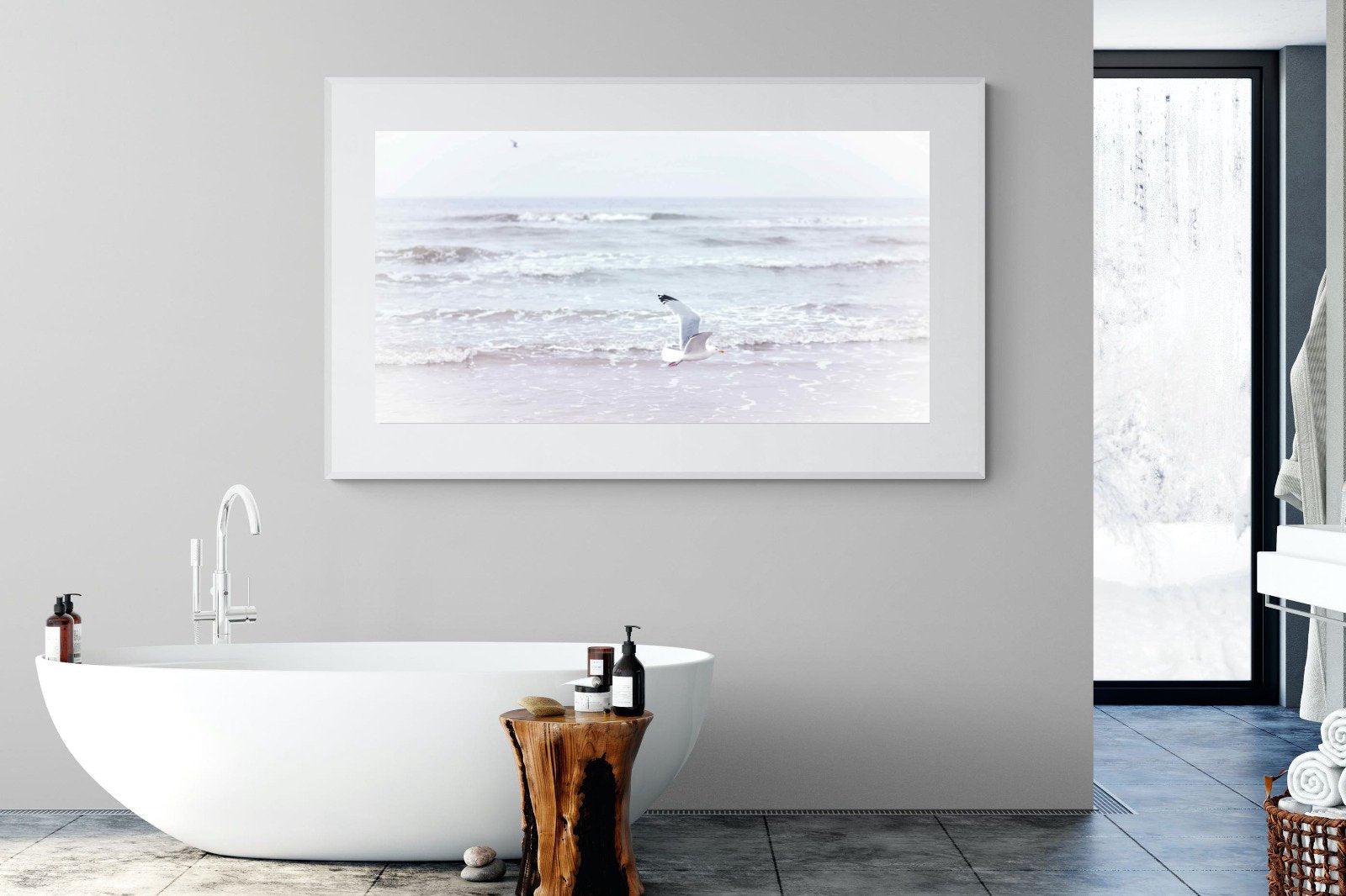 Swoop-Wall_Art-180 x 110cm-Framed Print-White-Pixalot