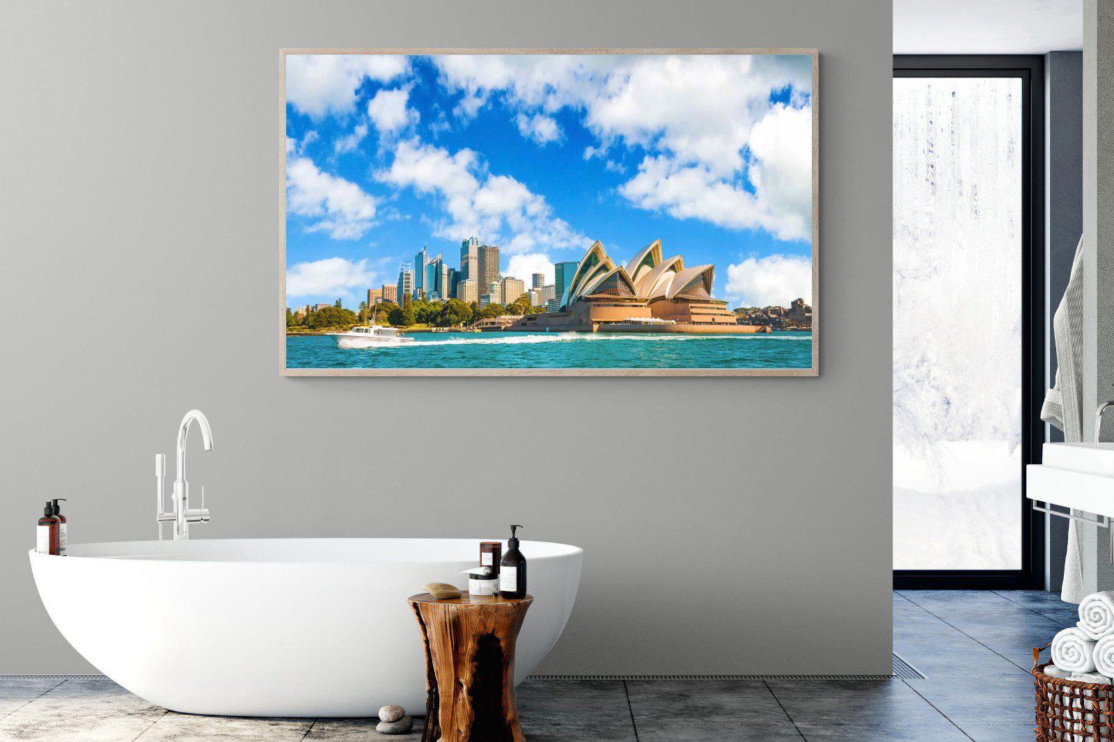 Sydney Opera House-Wall_Art-180 x 110cm-Mounted Canvas-Wood-Pixalot