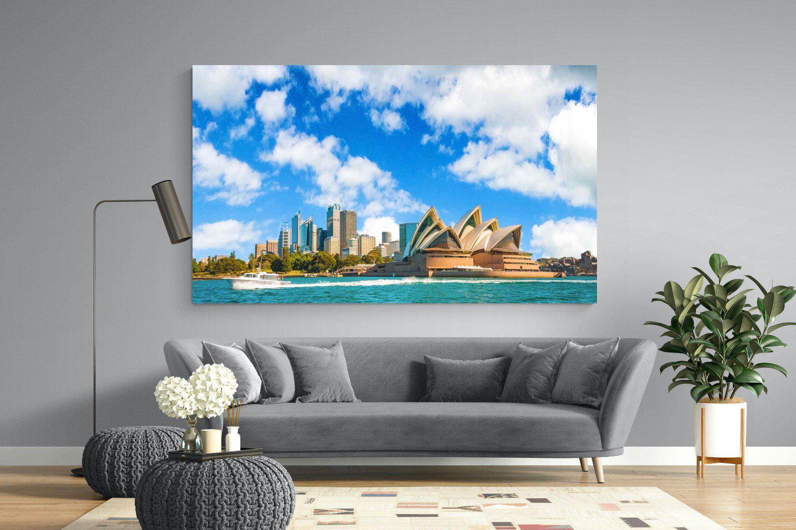 Sydney Opera House-Wall_Art-220 x 130cm-Mounted Canvas-No Frame-Pixalot