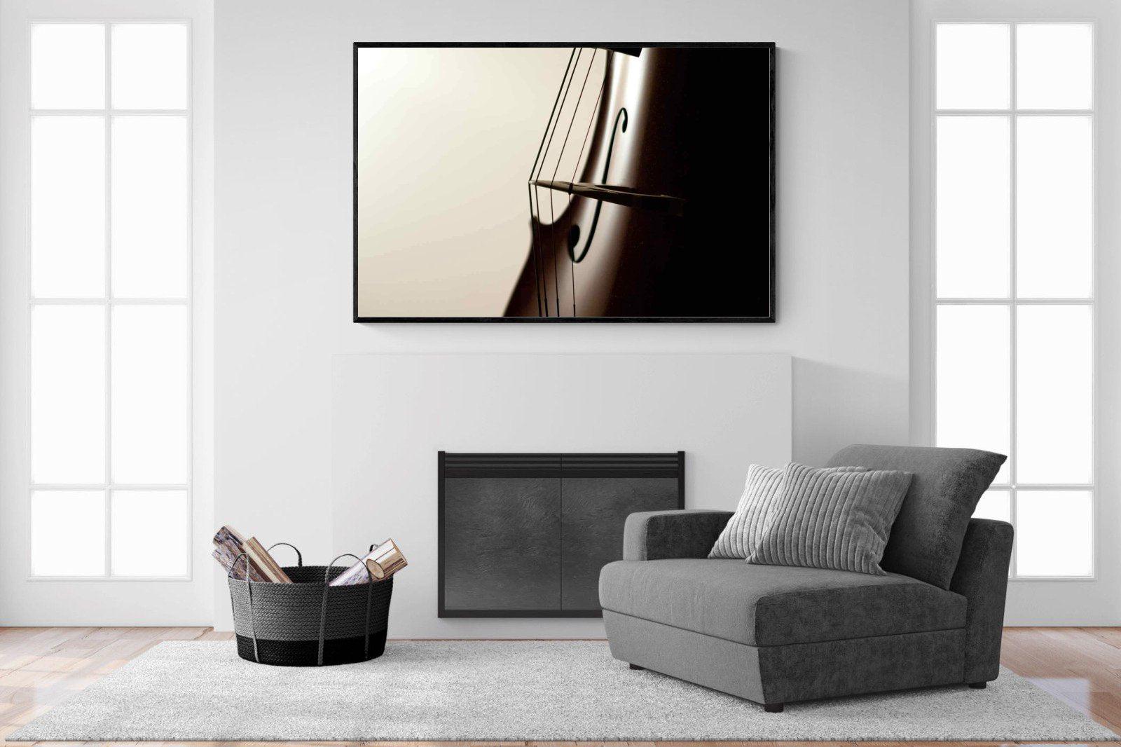 Symphony-Wall_Art-150 x 100cm-Mounted Canvas-Black-Pixalot