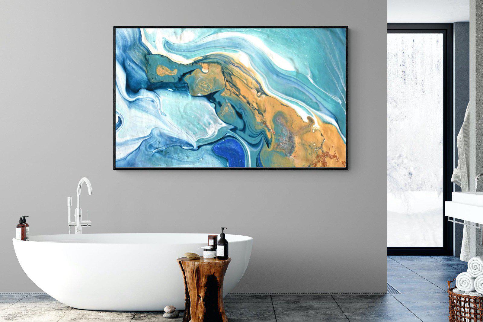 Synthesis-Wall_Art-180 x 110cm-Mounted Canvas-Black-Pixalot