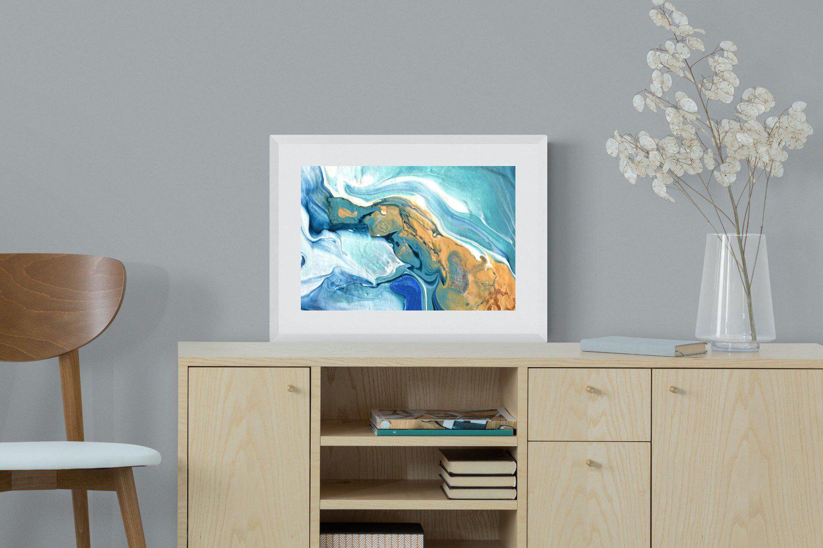 Synthesis-Wall_Art-60 x 45cm-Framed Print-White-Pixalot