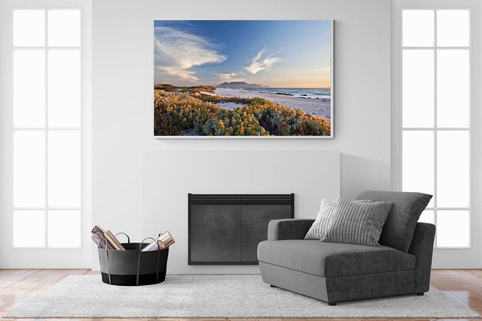 Table Mountain-Wall_Art-150 x 100cm-Mounted Canvas-White-Pixalot