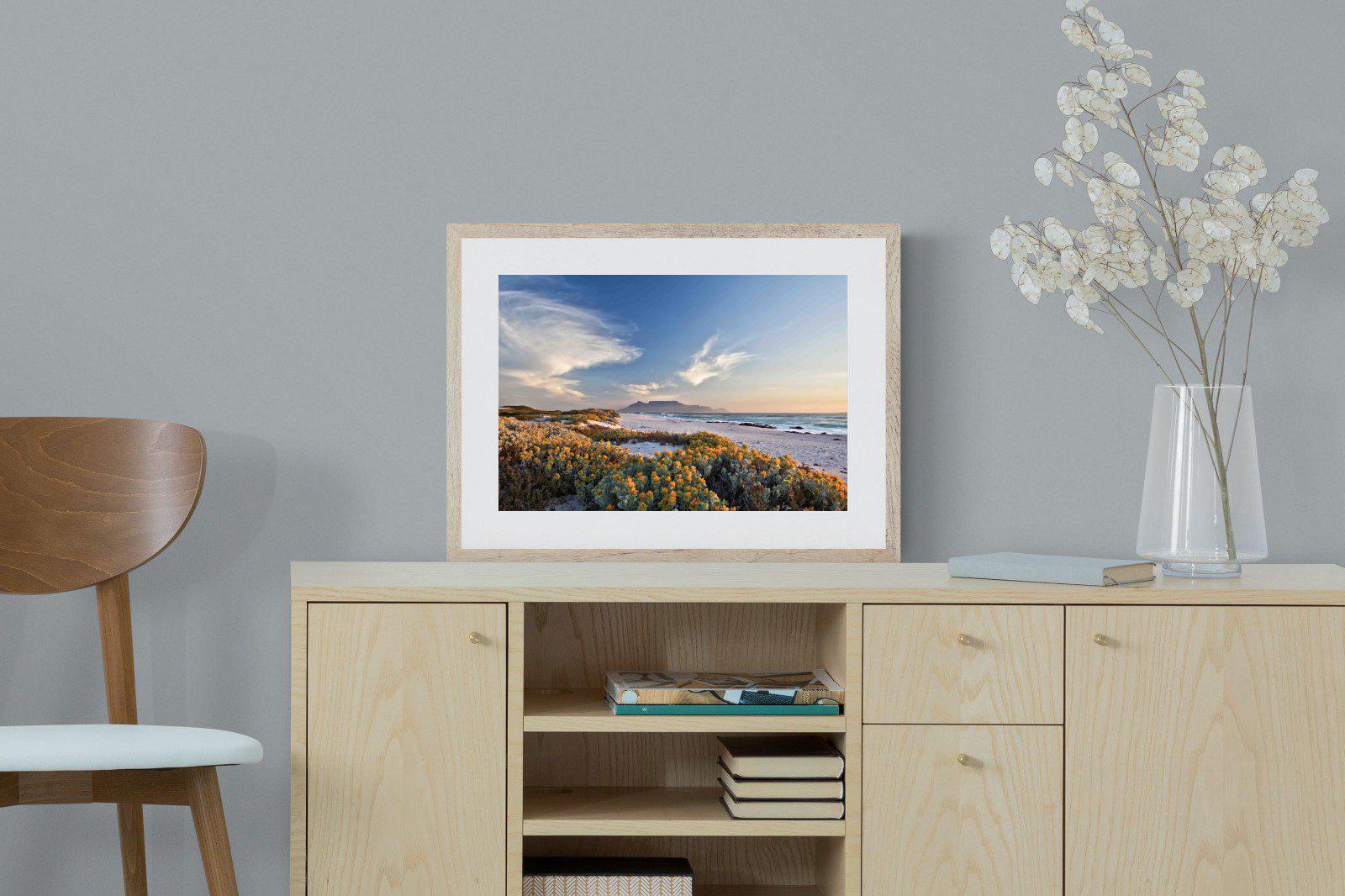 Table Mountain-Wall_Art-60 x 45cm-Framed Print-Wood-Pixalot