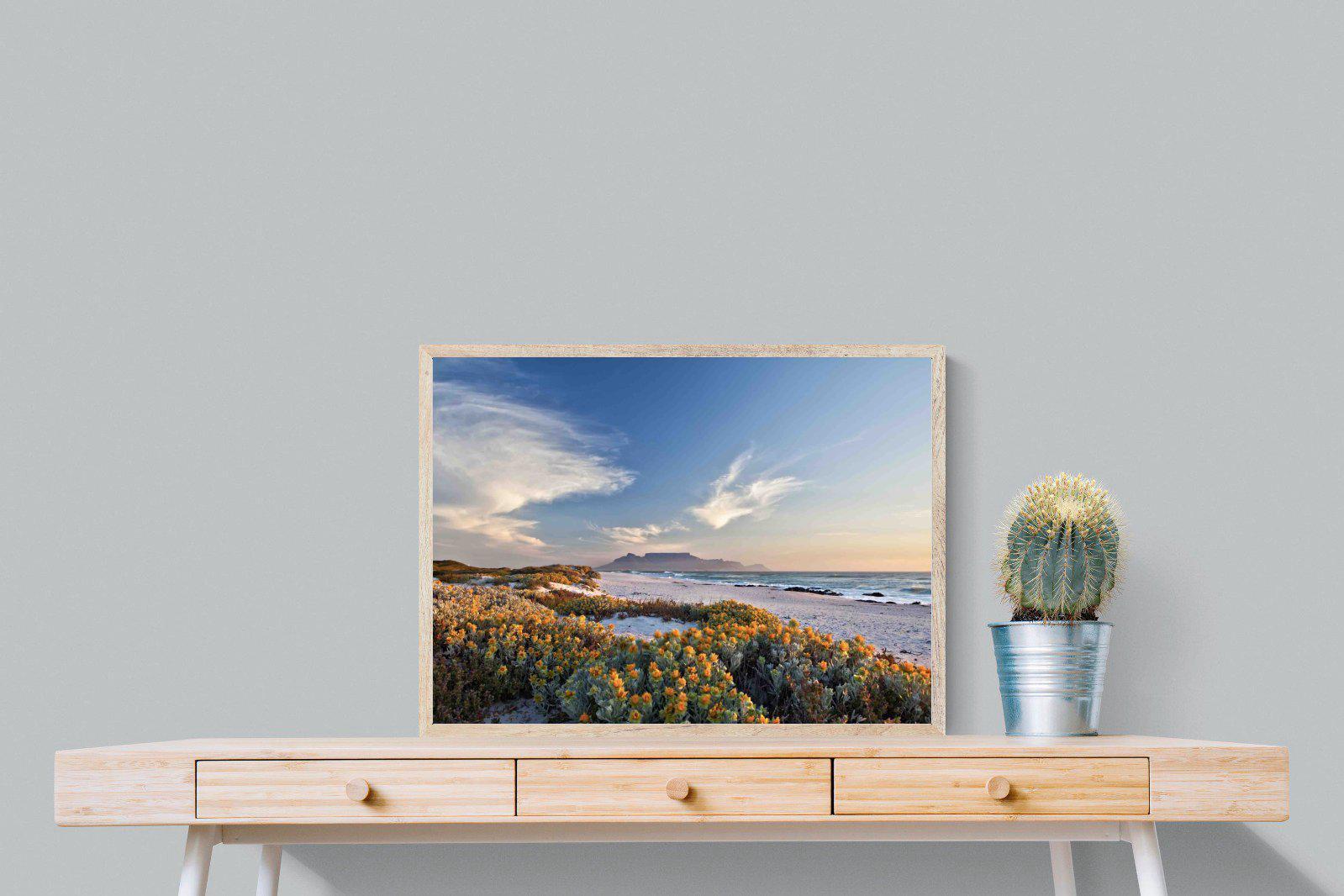 Table Mountain-Wall_Art-80 x 60cm-Mounted Canvas-Wood-Pixalot