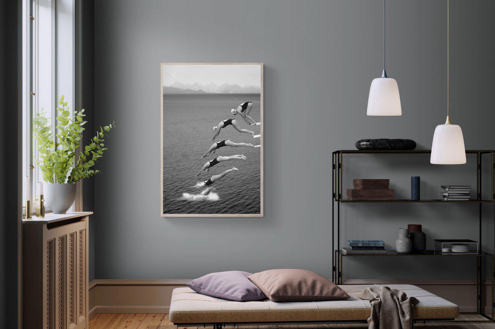 Take a Dive-Wall_Art-100 x 150cm-Mounted Canvas-Wood-Pixalot