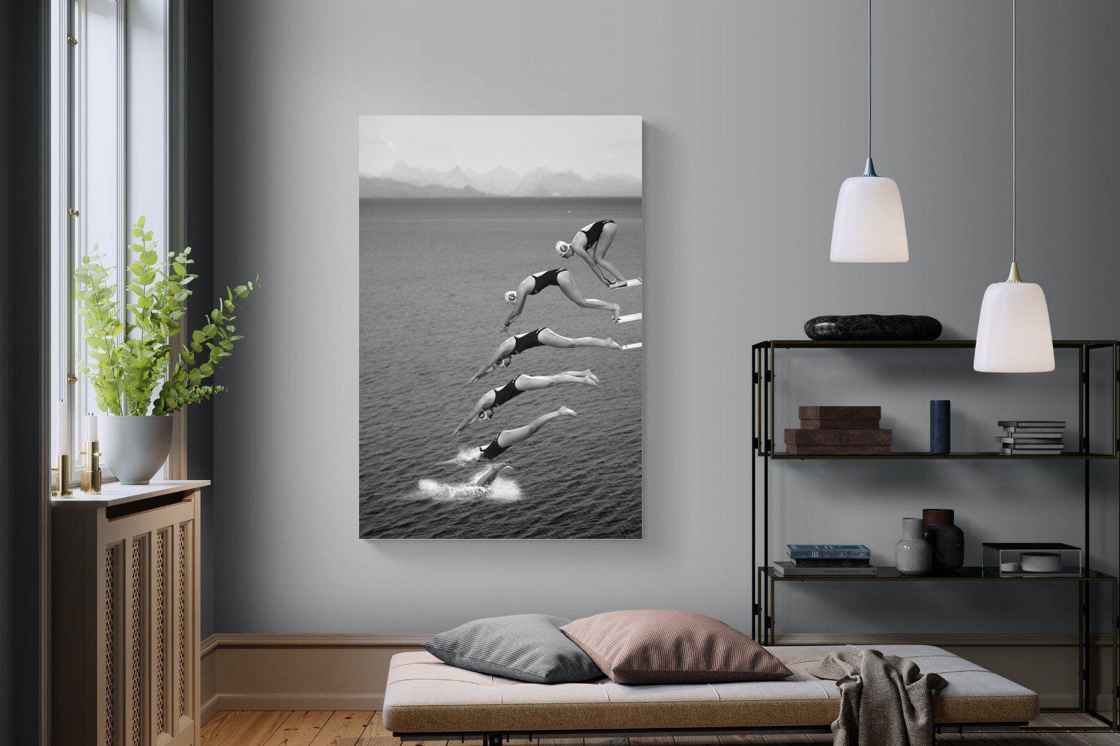 Take a Dive-Wall_Art-120 x 180cm-Mounted Canvas-No Frame-Pixalot