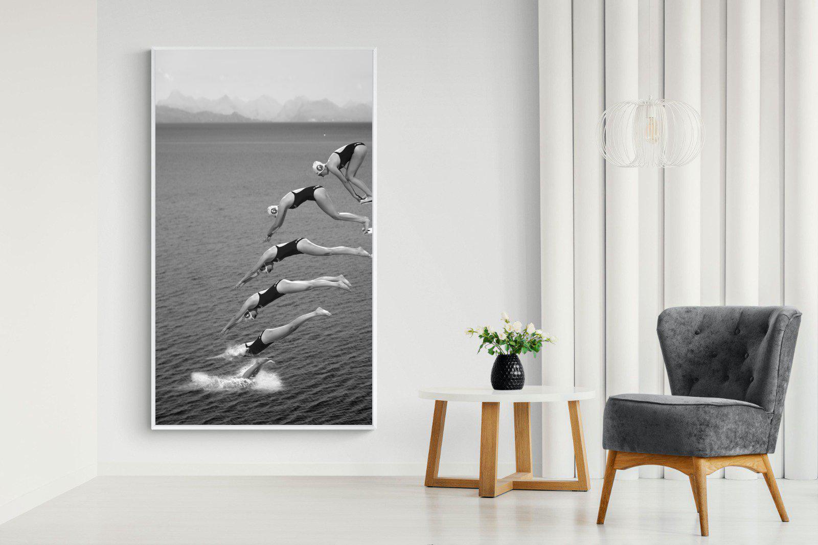 Take a Dive-Wall_Art-130 x 220cm-Mounted Canvas-White-Pixalot