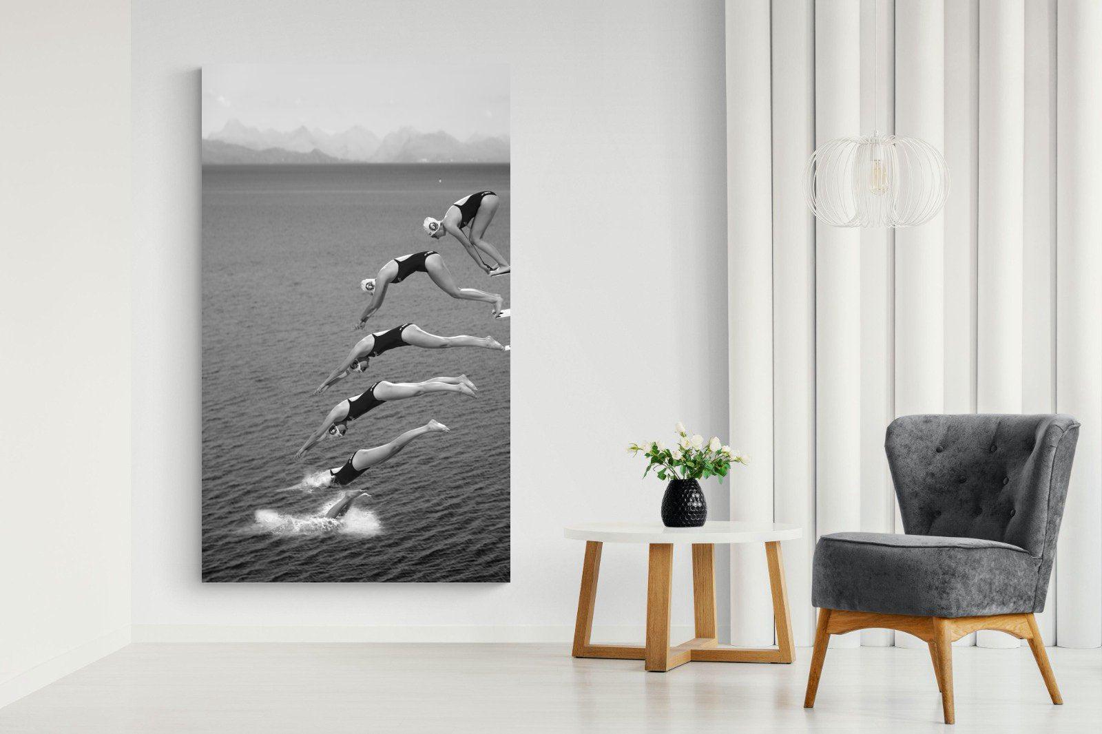 Take a Dive-Wall_Art-130 x 220cm-Mounted Canvas-No Frame-Pixalot