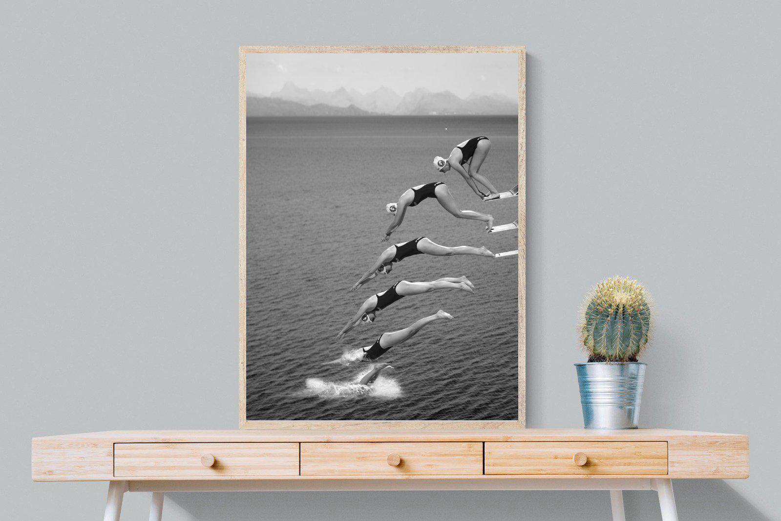 Take a Dive-Wall_Art-75 x 100cm-Mounted Canvas-Wood-Pixalot