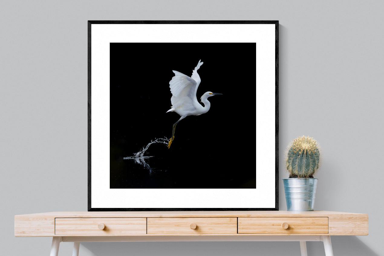 Take to the Air-Wall_Art-100 x 100cm-Framed Print-Black-Pixalot