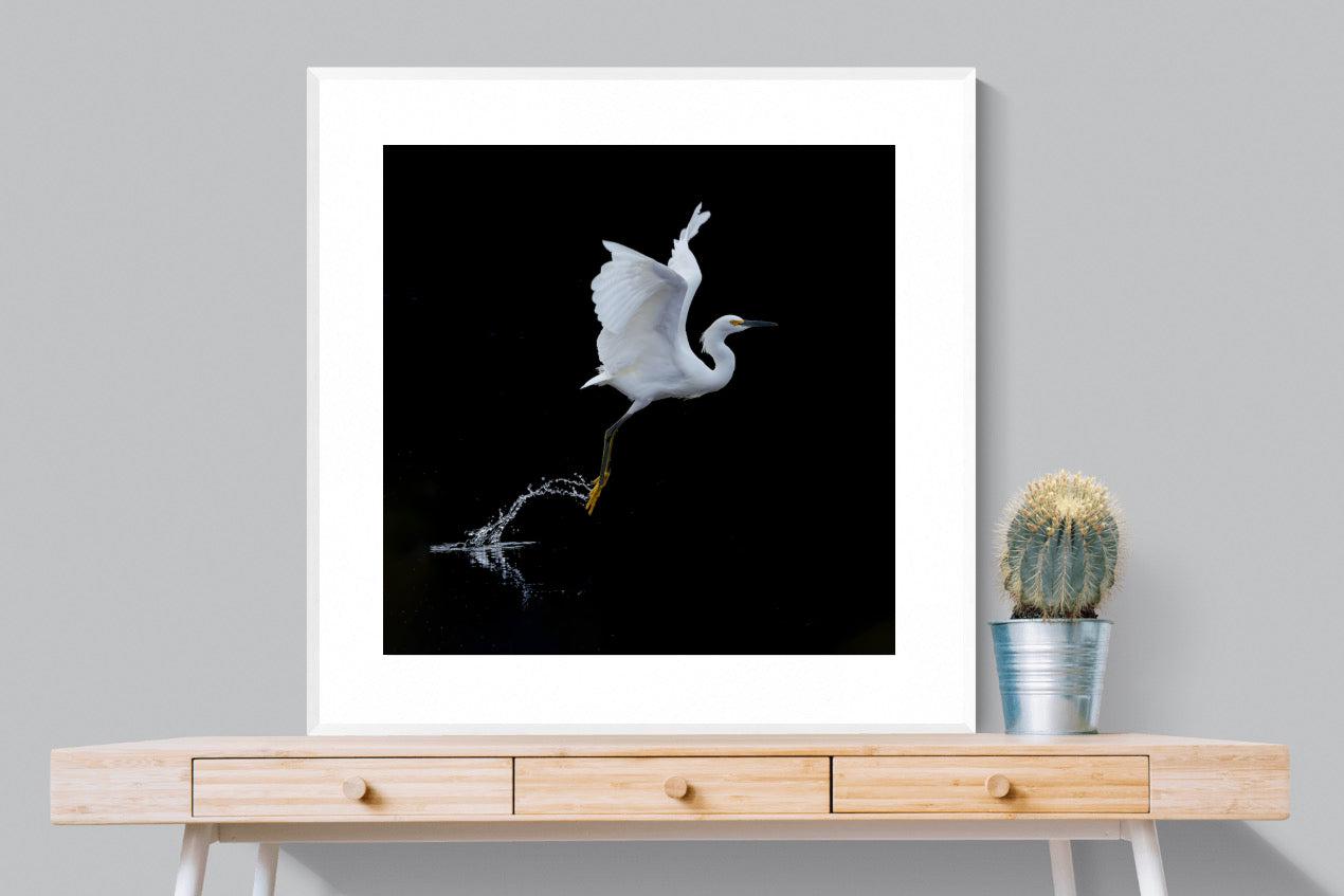Take to the Air-Wall_Art-100 x 100cm-Framed Print-White-Pixalot