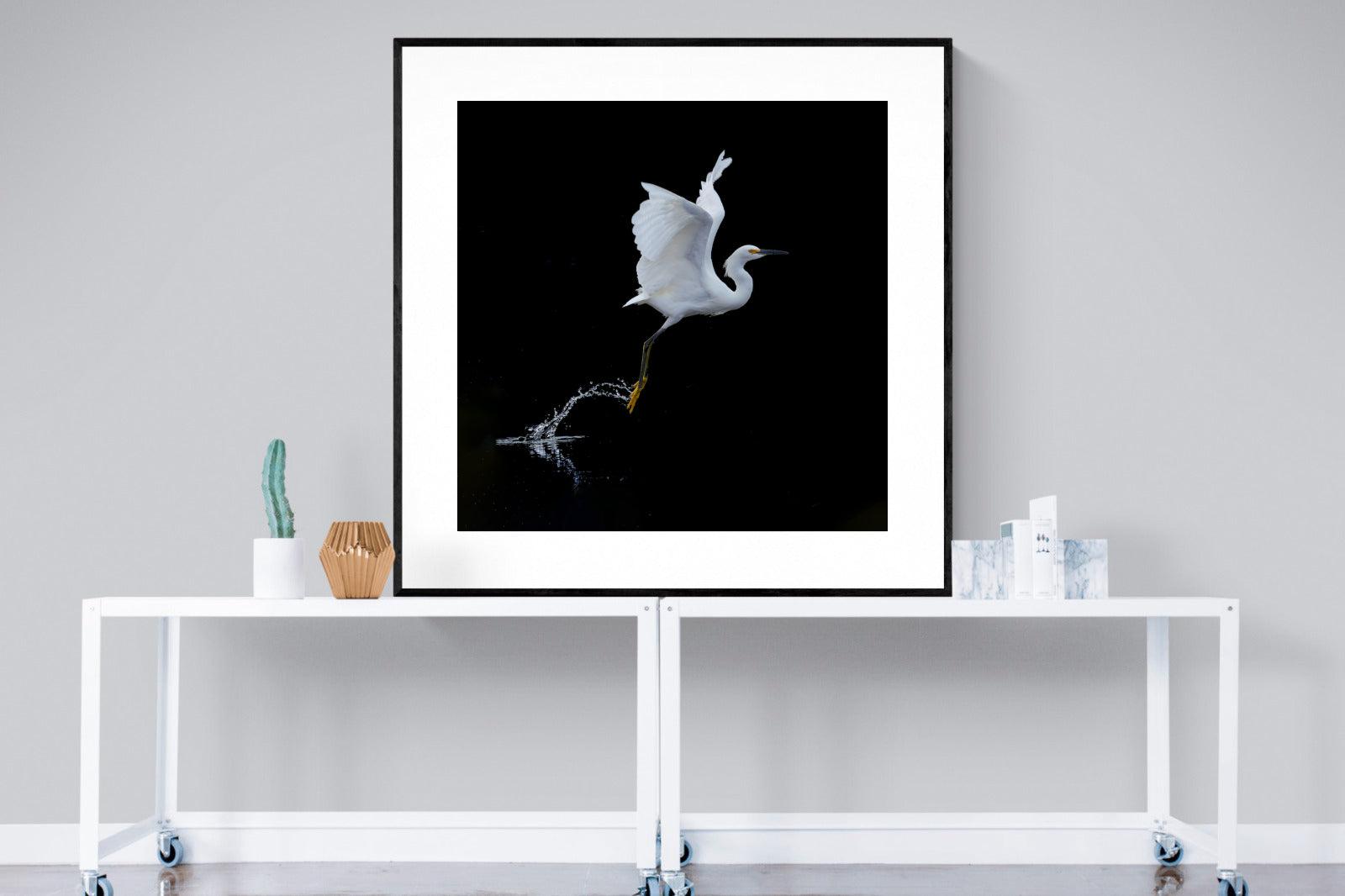 Take to the Air-Wall_Art-120 x 120cm-Framed Print-Black-Pixalot