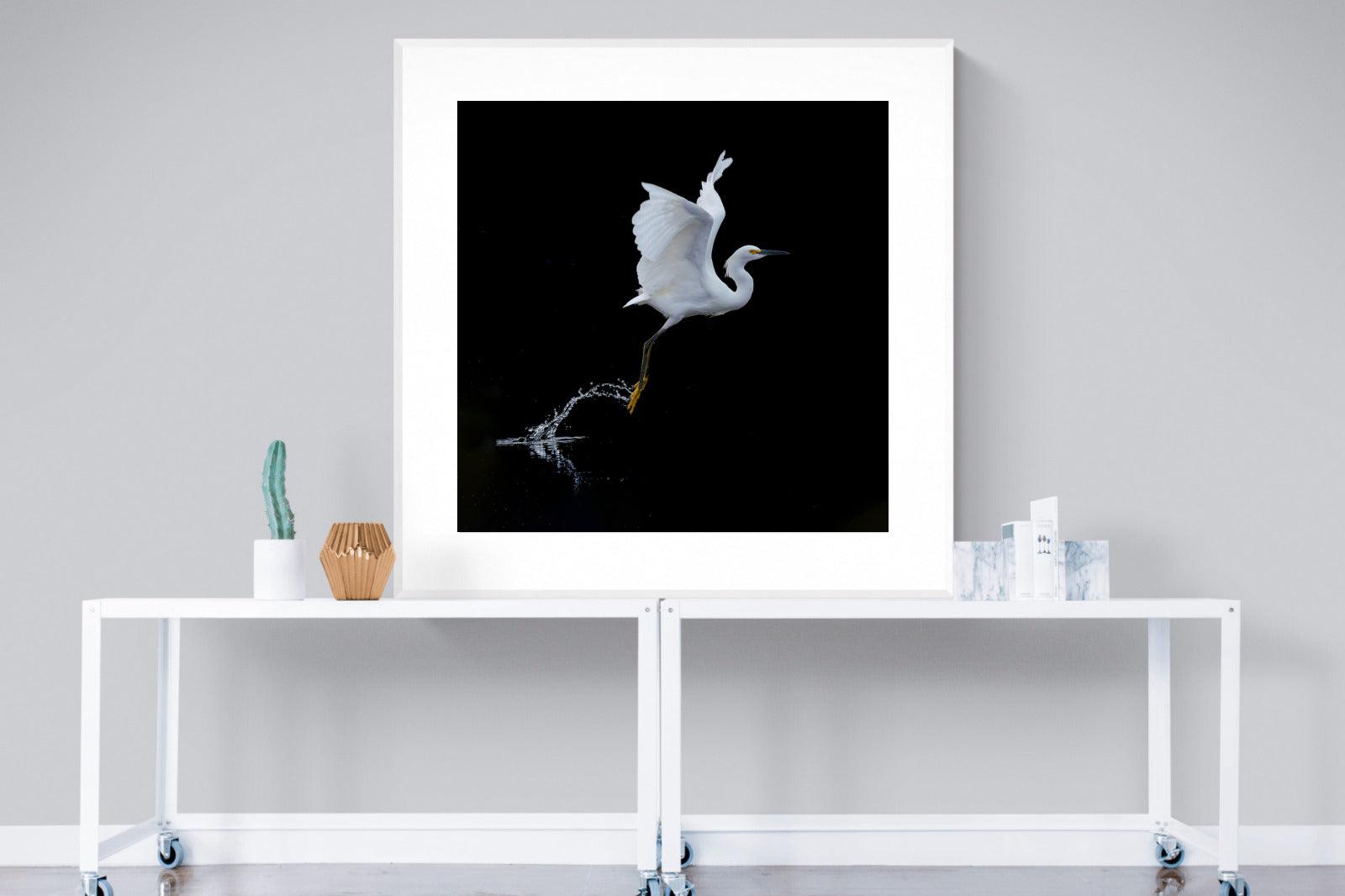 Take to the Air-Wall_Art-120 x 120cm-Framed Print-White-Pixalot