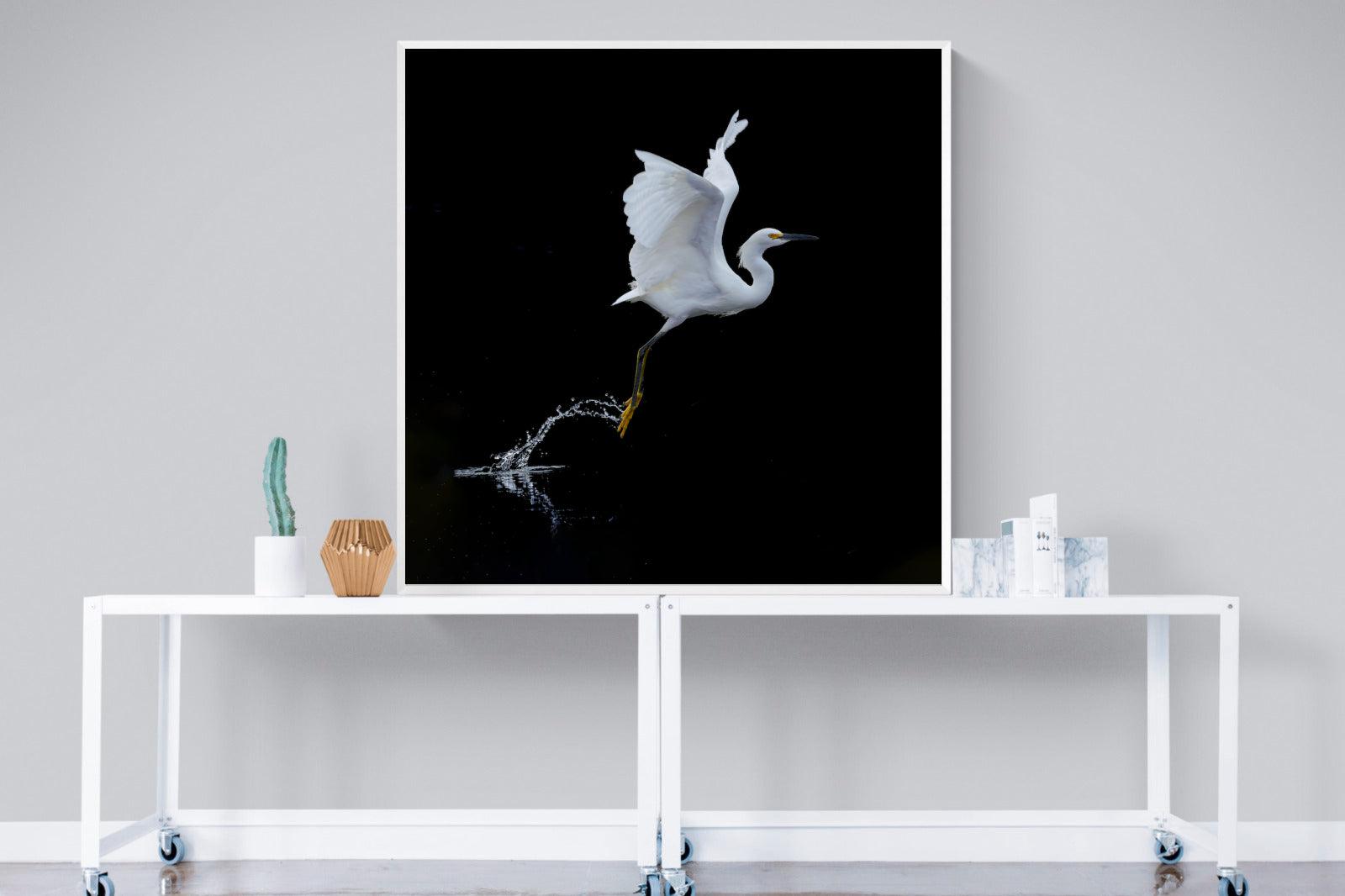 Take to the Air-Wall_Art-120 x 120cm-Mounted Canvas-White-Pixalot