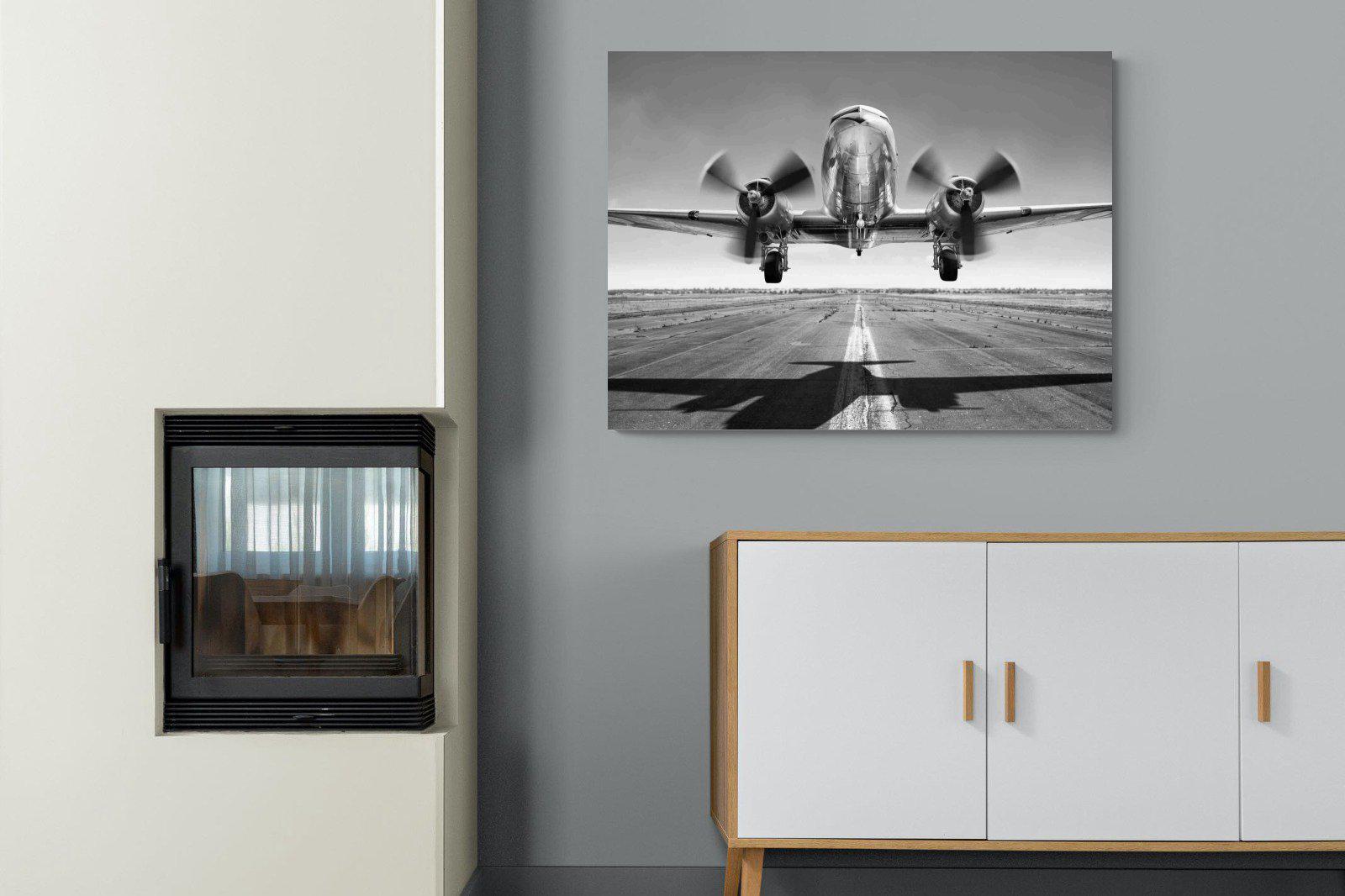 Takeoff-Wall_Art-100 x 75cm-Mounted Canvas-No Frame-Pixalot
