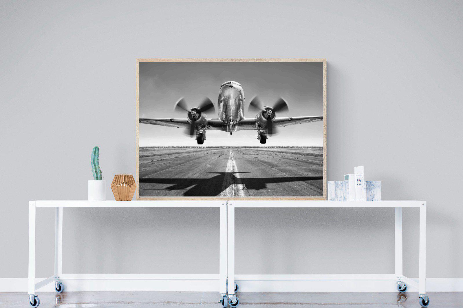 Takeoff-Wall_Art-120 x 90cm-Mounted Canvas-Wood-Pixalot