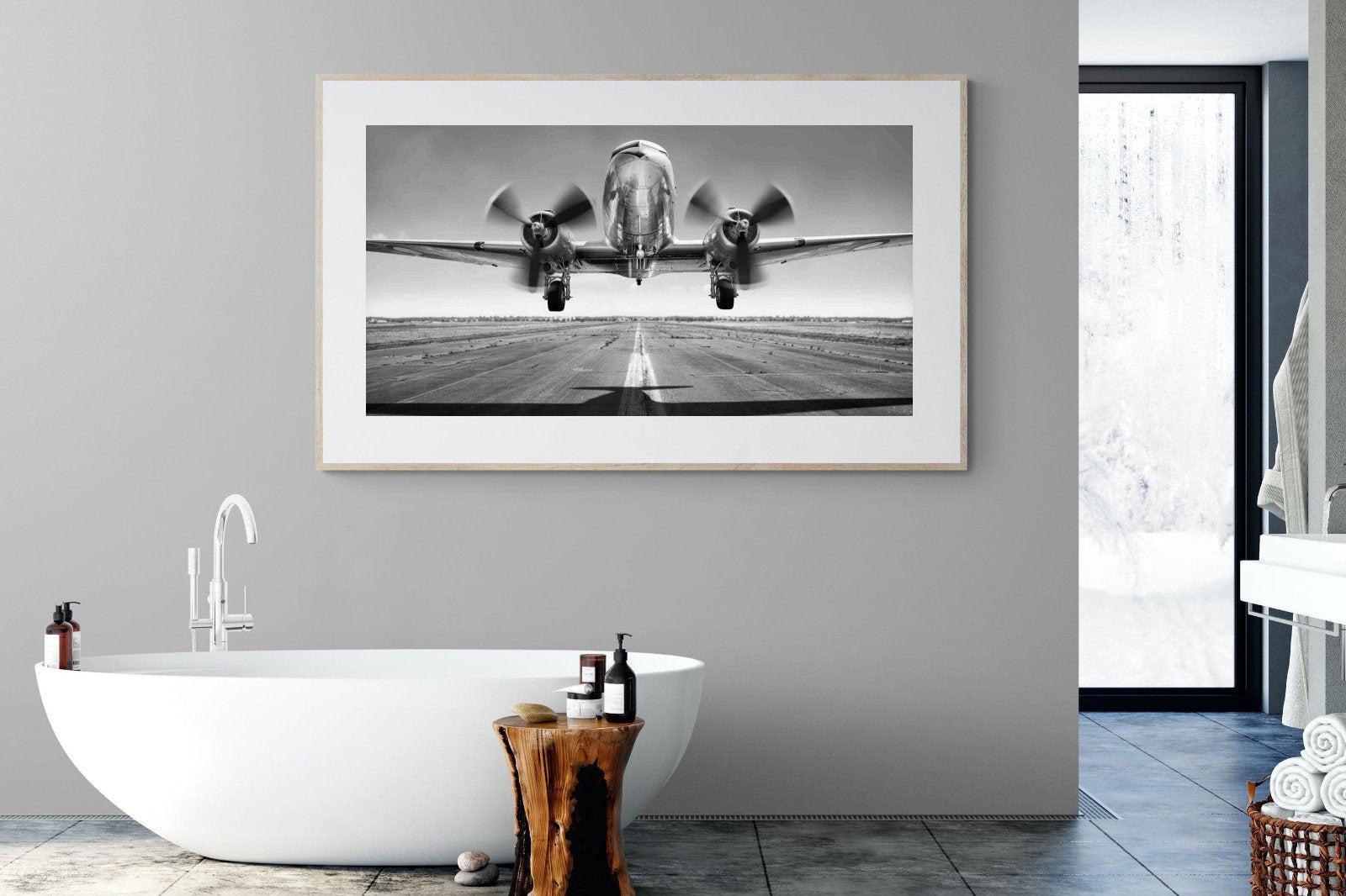 Takeoff-Wall_Art-180 x 110cm-Framed Print-Wood-Pixalot