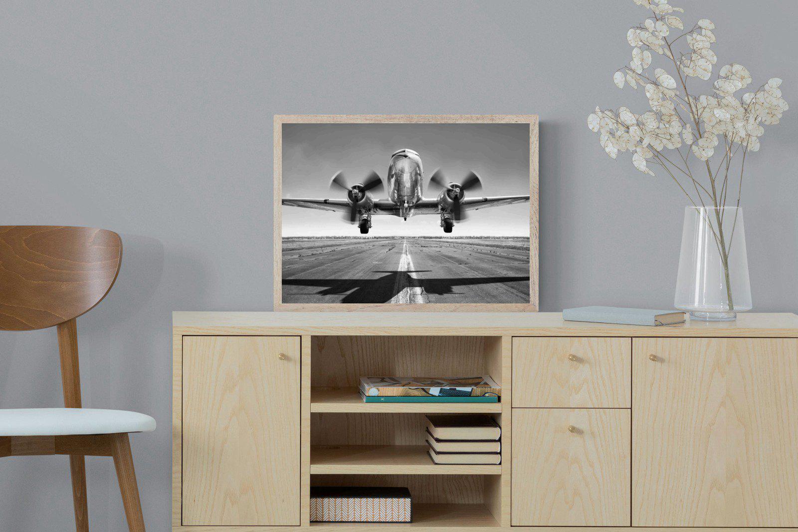 Takeoff-Wall_Art-60 x 45cm-Mounted Canvas-Wood-Pixalot