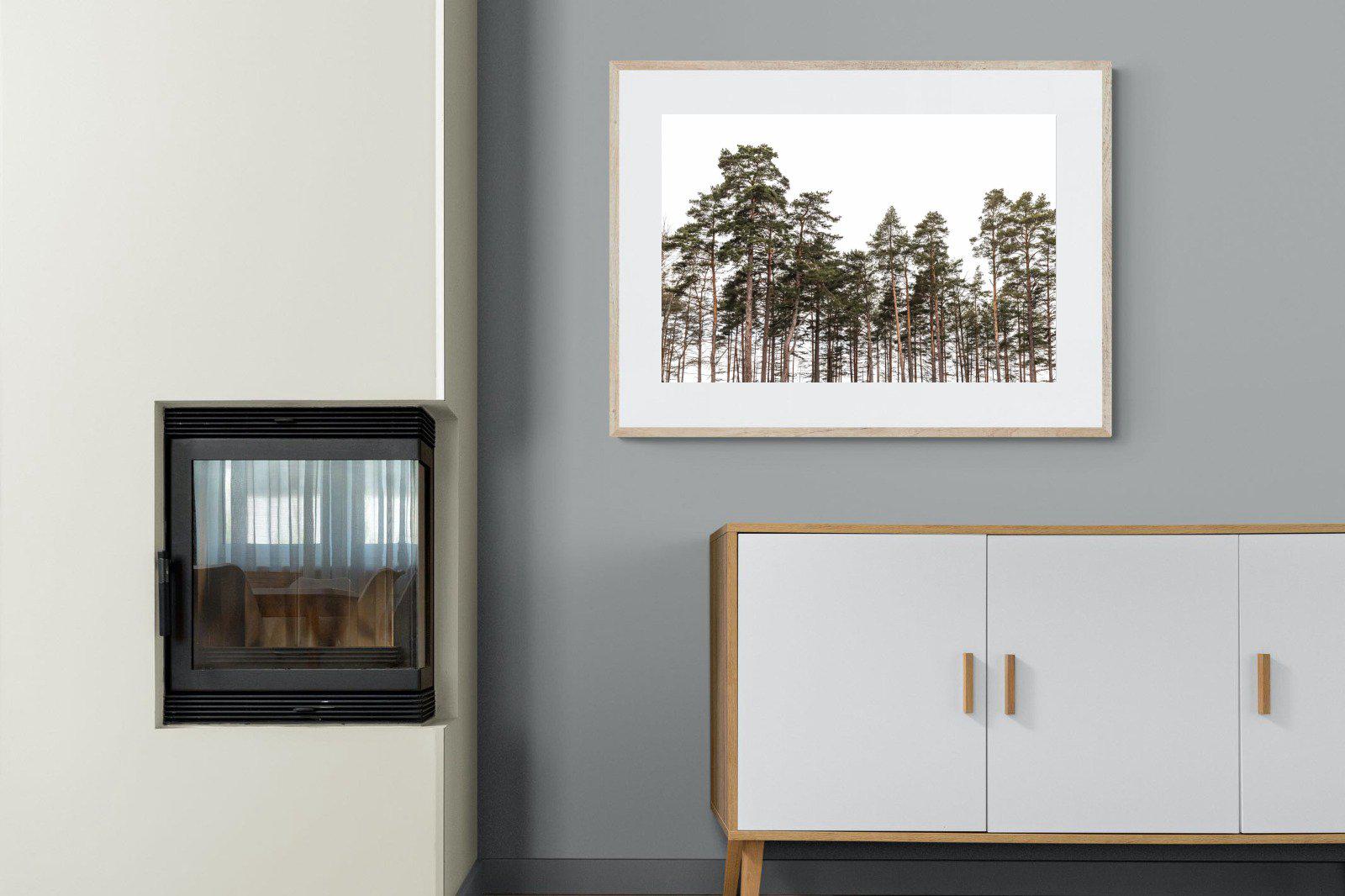 Tall Pines-Wall_Art-100 x 75cm-Framed Print-Wood-Pixalot