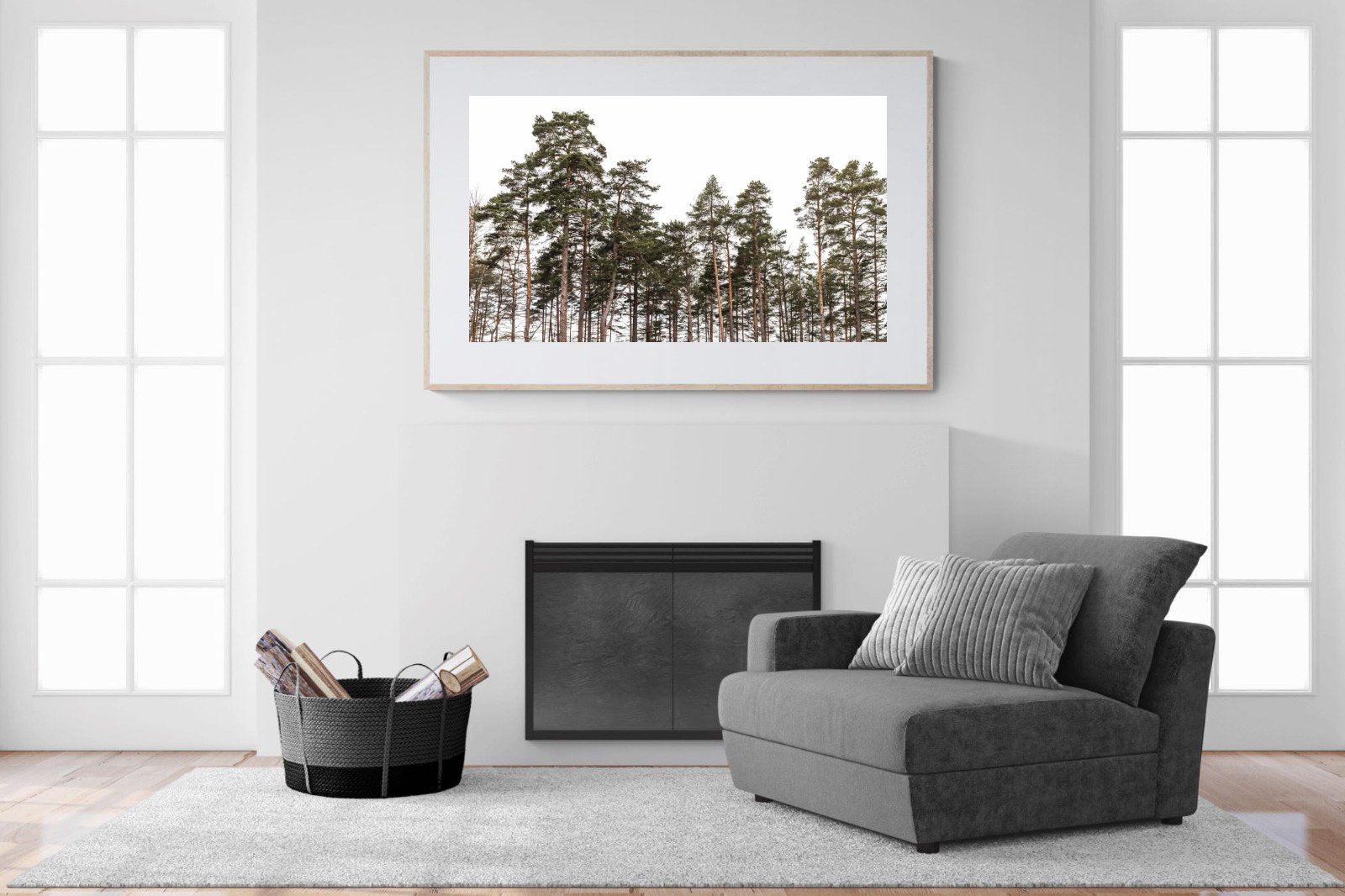 Tall Pines-Wall_Art-150 x 100cm-Framed Print-Wood-Pixalot
