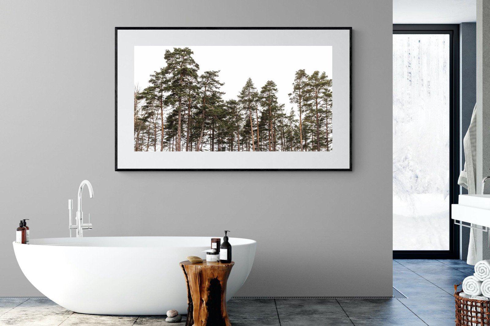 Tall Pines-Wall_Art-180 x 110cm-Framed Print-Black-Pixalot