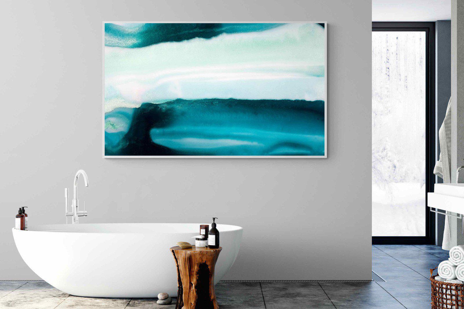 Teal-Wall_Art-180 x 110cm-Mounted Canvas-White-Pixalot