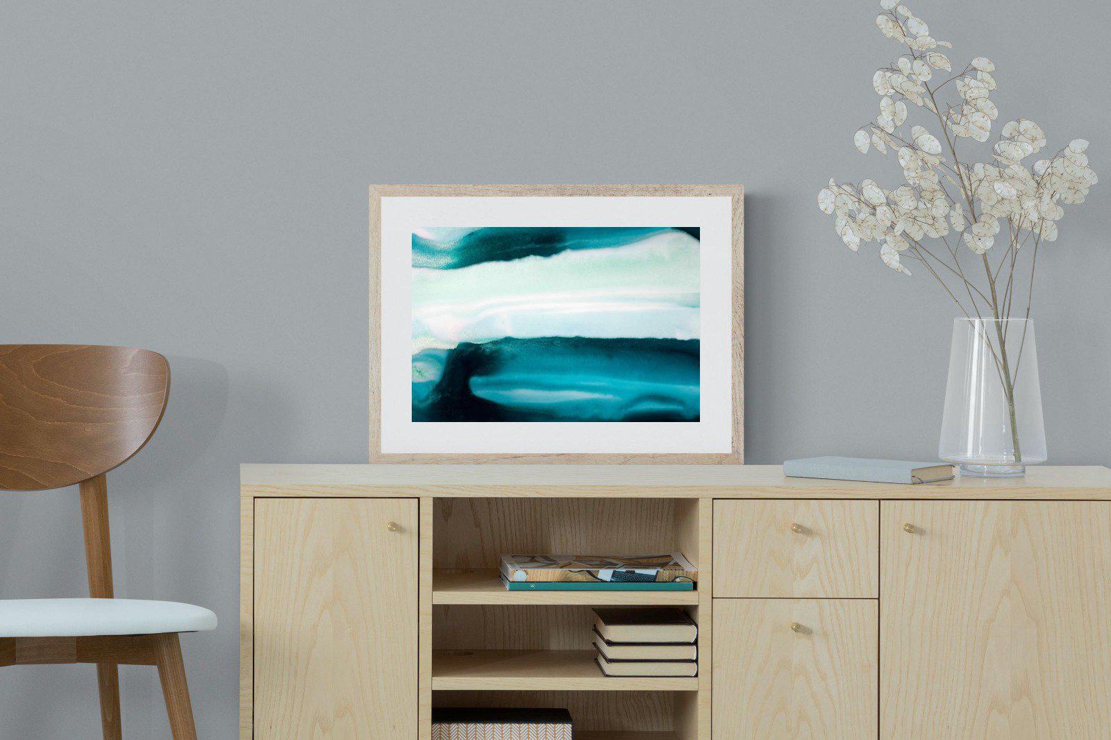 Teal-Wall_Art-60 x 45cm-Framed Print-Wood-Pixalot
