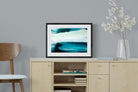 Teal-Wall_Art-60 x 45cm-Framed Print-Black-Pixalot