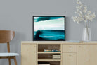 Teal-Wall_Art-60 x 45cm-Mounted Canvas-Black-Pixalot