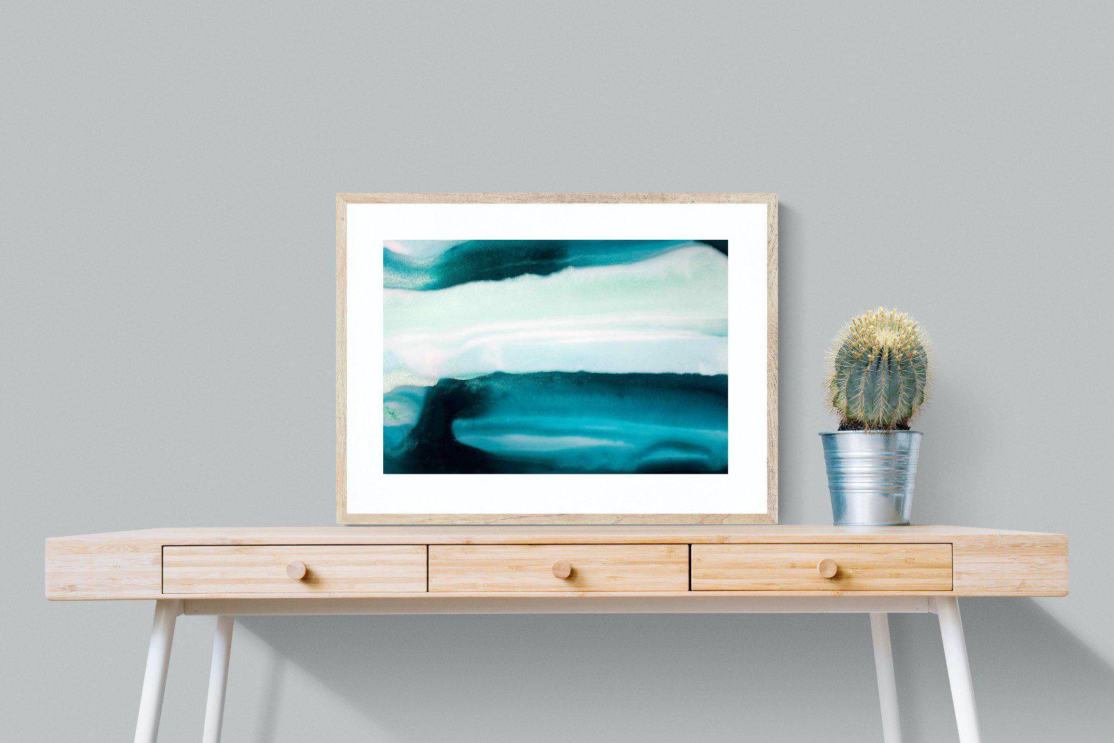 Teal-Wall_Art-80 x 60cm-Framed Print-Wood-Pixalot